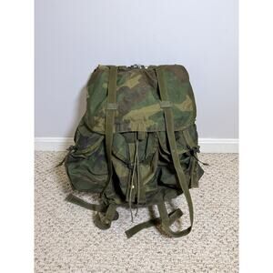 Vintage US Army Military Medium Combat Field Pack Alice Rucksack Bag With Frame